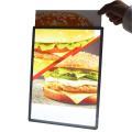 Glass LED Light Box for Restaurant